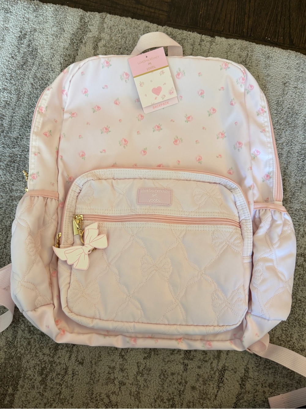 NWT LoveShackFancy x Target Yoobi Blooming Heirloom Ditsy Backpack Ballet Bloom